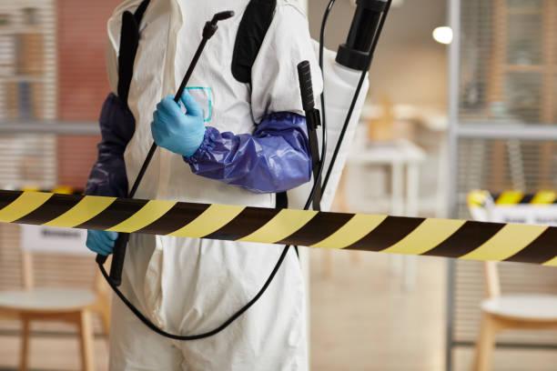 Professional Blood Cleanup technician working in Greenvale, NY